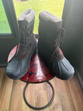 Totes Thunder Brown Men’s Waterproof Winter  Boots Size 11 M